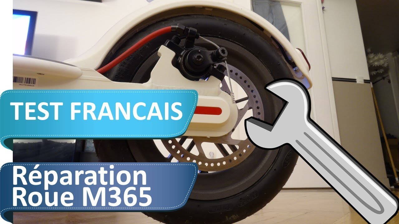 [Tuto Xiaomi M365] Démonter et réparer la roue arrière crevée de la M365 ou M187