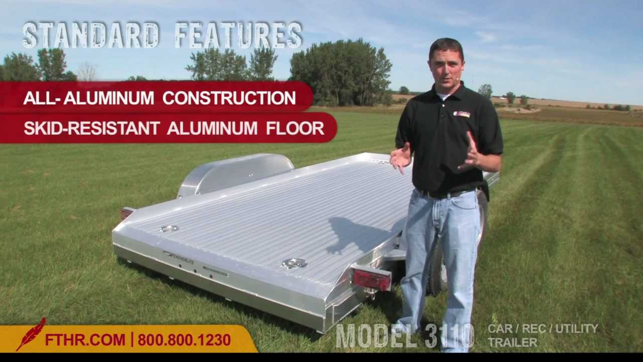 The Fabulous Featherlite Model 3110 Open Car Trailer, ATV & Motorcycle Trailer