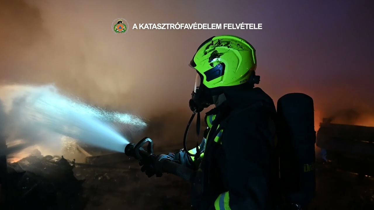 Autószerelő műhely égett a XXI. kerületben
