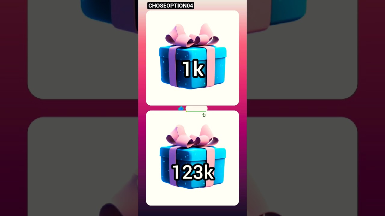 New type shorts😍yt approved this video✔chose one gift box🤭🤪 #gift