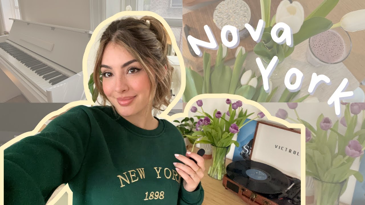 Minha vida em Nova York | vlog da mudança, conversa, tour pelo apartamento, decoração VLOG NEW YORK
