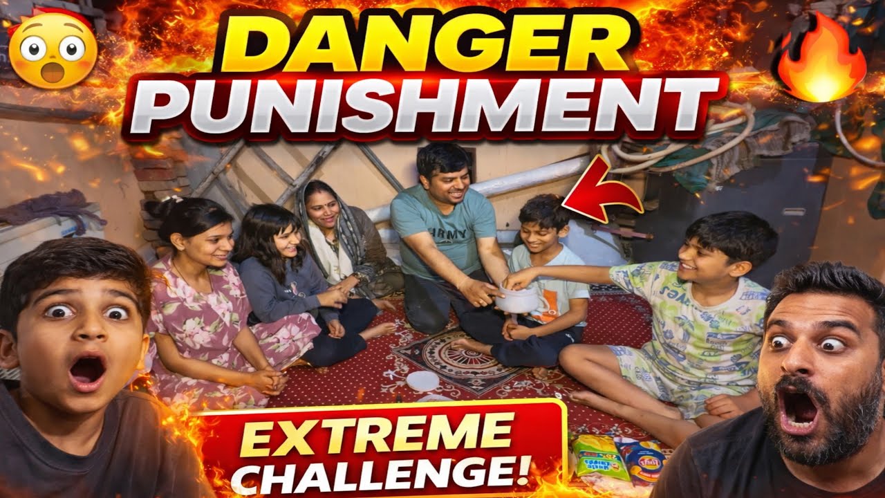 Extreme Danger Punishment Challenge 😳🔥 कौन हारेगा?/ Extreme Challenge Night! #viral@BuntiUnfiltered1
