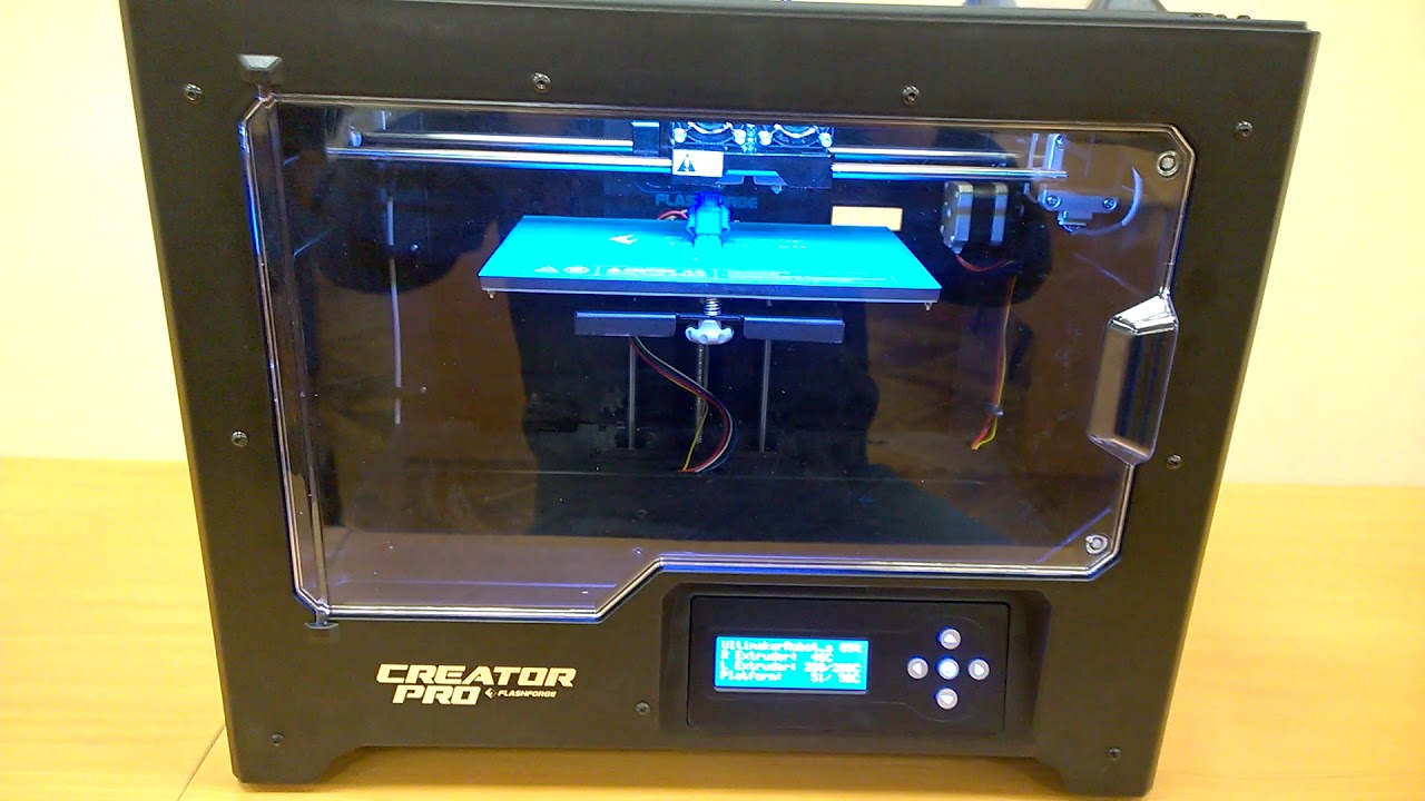 Flashforge Creator Pro First Print