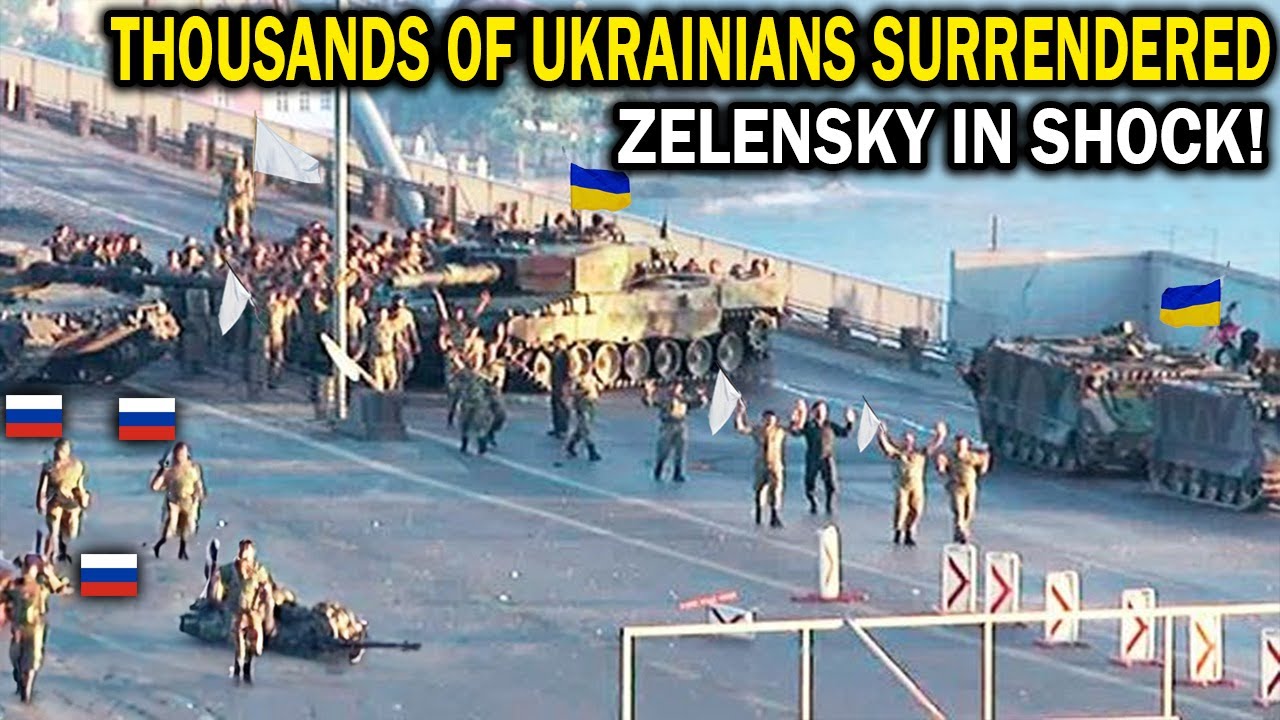 Dramatic Moment for Ukraine: Ukrainian army TRAPPED! 10000 Ukrainians ABANDONS Front and SURRENDERS!