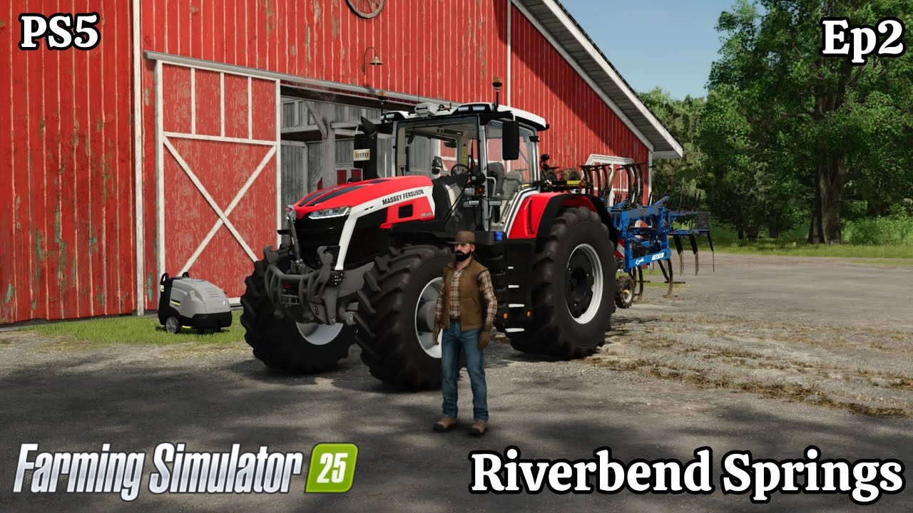 Farming Simulator 25 Riverbend Springs Imballaggio Paglia e Trebbiatura Colza Ep2 Gameplay Ita