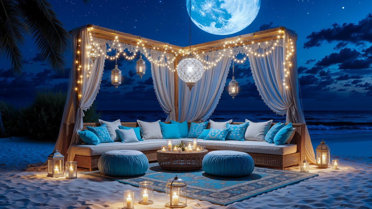 (No Ads) Journey of Tranquil Sleep • Fall Asleep Quickly & Peacefully • Ocean Night Sleep Sounds