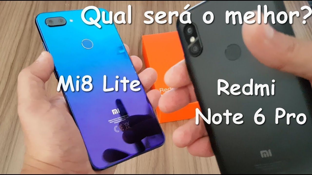 Xiaomi Mi 8 Lite VS Redmi Note 6 Pro | Qual será o melhor?