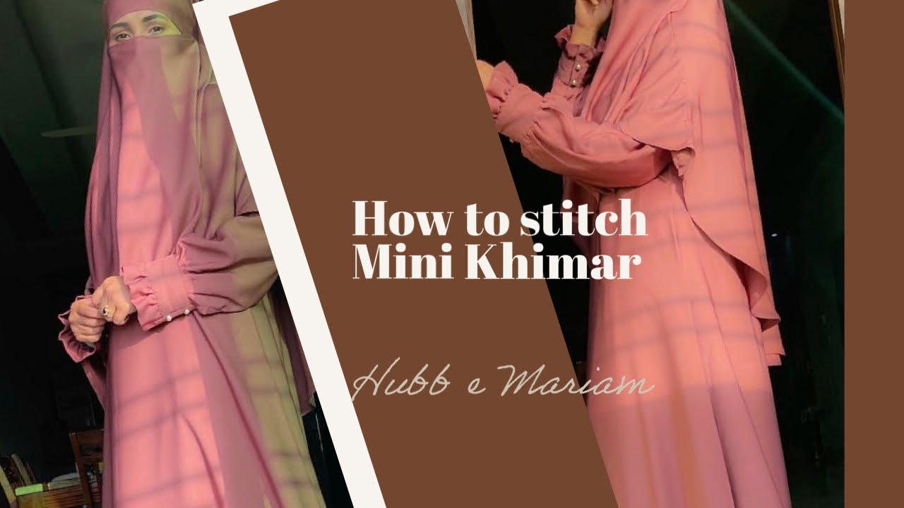 How to make Khimar | Instant Niqab #jilbab #simple #niqab #easy #simple #hijab