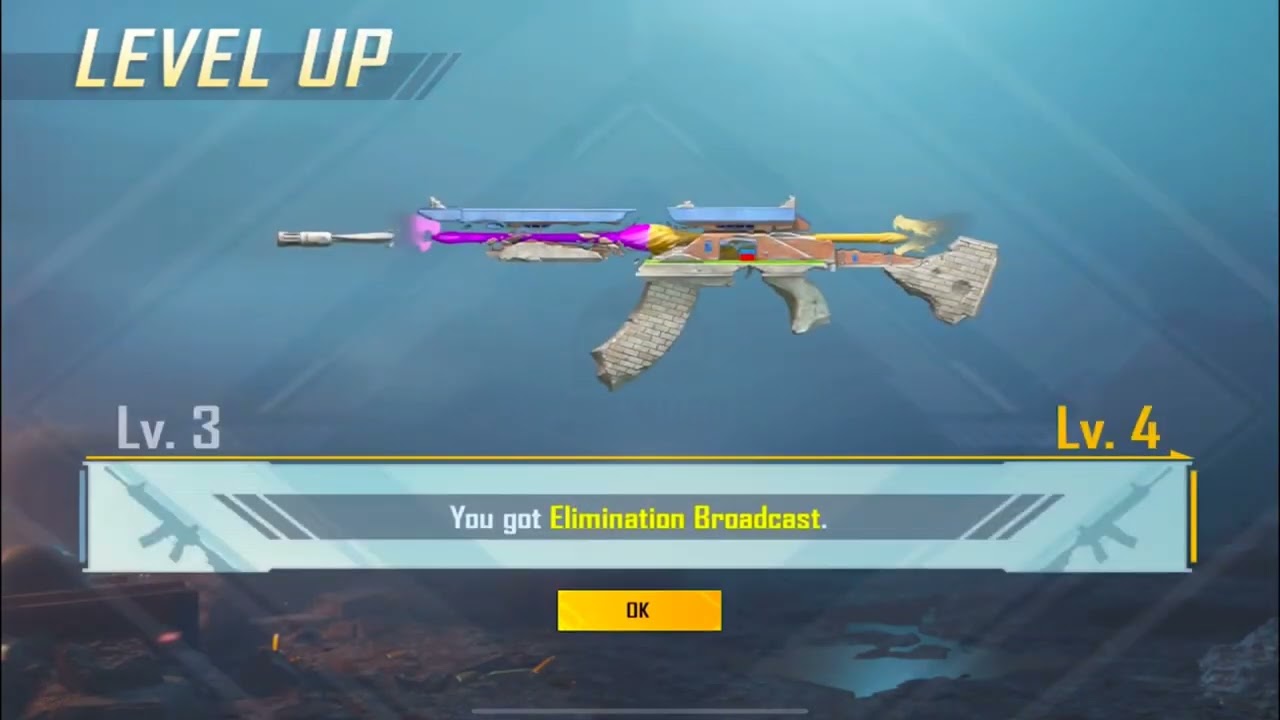 bgmi new gun beam blast ace 32 level up