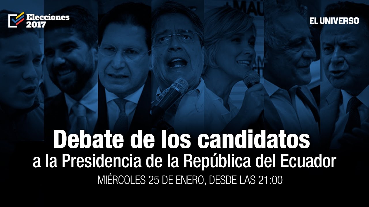 Debate de los candidatos a la Presidencia de la República del Ecuador