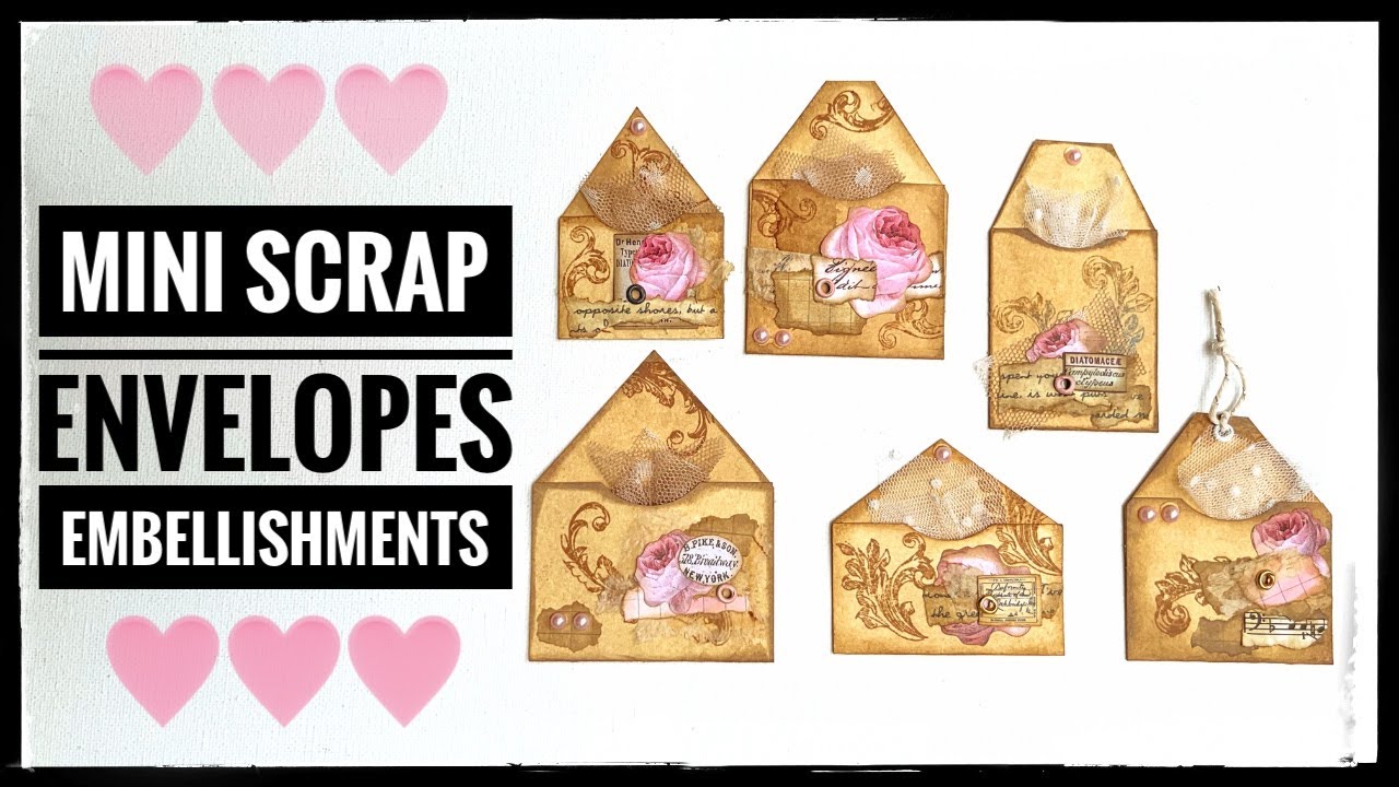 Scrap Buster - Embellishments Mini Scrap Envelopes