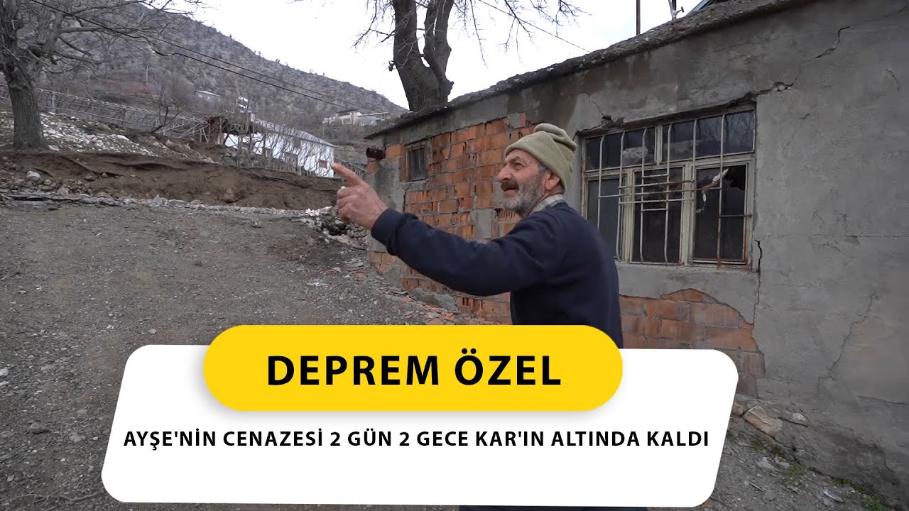 AYŞE'NİN CENAZESİ 2 GÜN 2 GECE KAR'IN ALTINDA KALDI - RECEPKÖYÜ  SEMSÛR