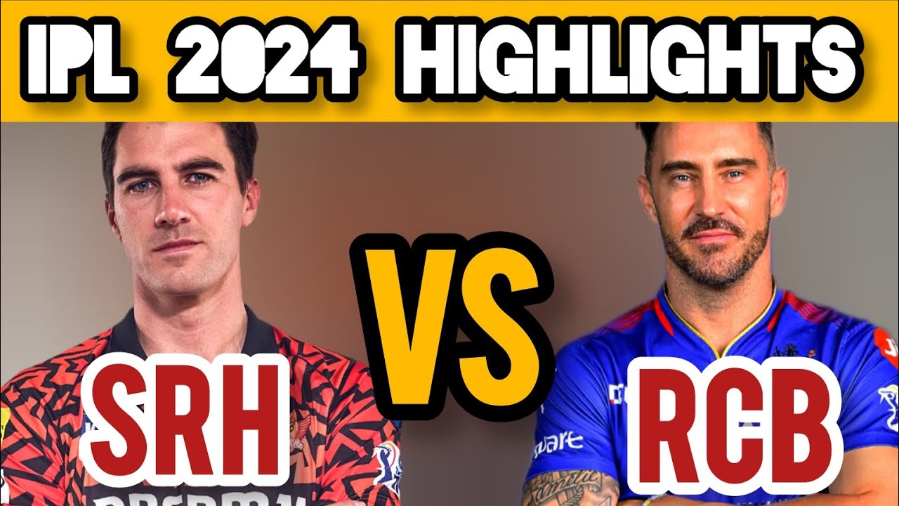 #iplhighlight2024 #rcbvssrh