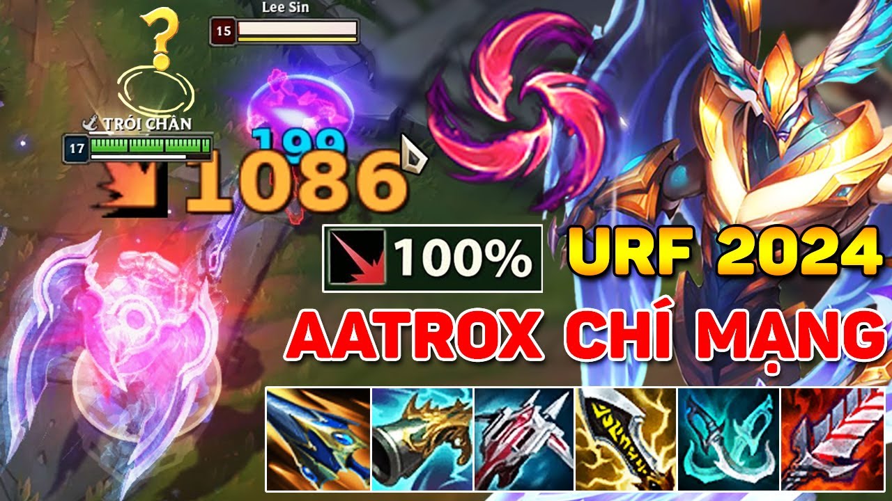 ÁM ẢNH VỚI AATROX 100% CHÍ MẠNG 1 CHỌT = 1 MẠNG TẠI URF 2024 KHIẾN TEAM ĐỊCH PHÁT KHÓC
