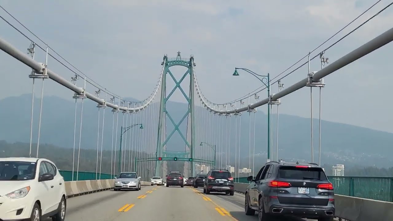 🇨🇦  [4K]  Vancouver Downtown Driving Tour to West Vancouver BC, Canada