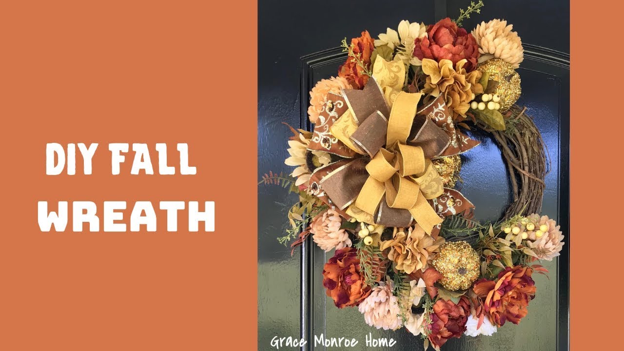 Make a Fall Wreath With Us - Fall Wreath DIY - Grace Monroe Home