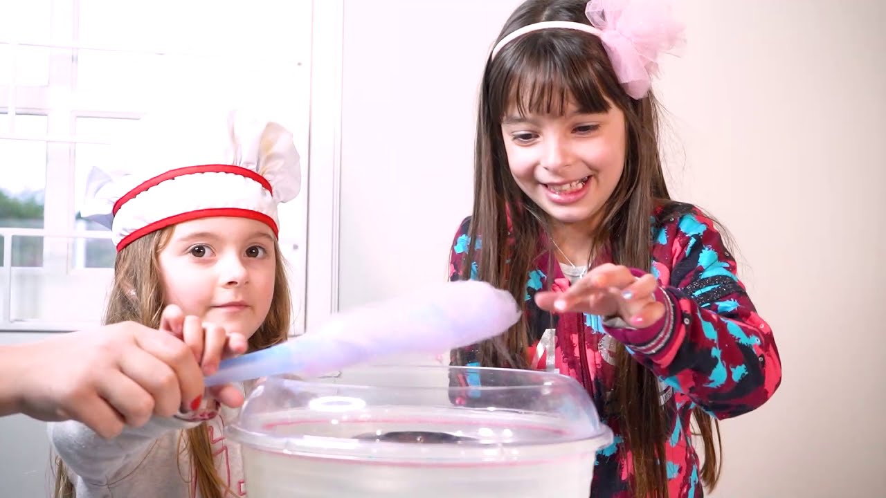 Transformei minha casa em uma loja de algodão doce | Jéssica Godar, Laurinha E Helena