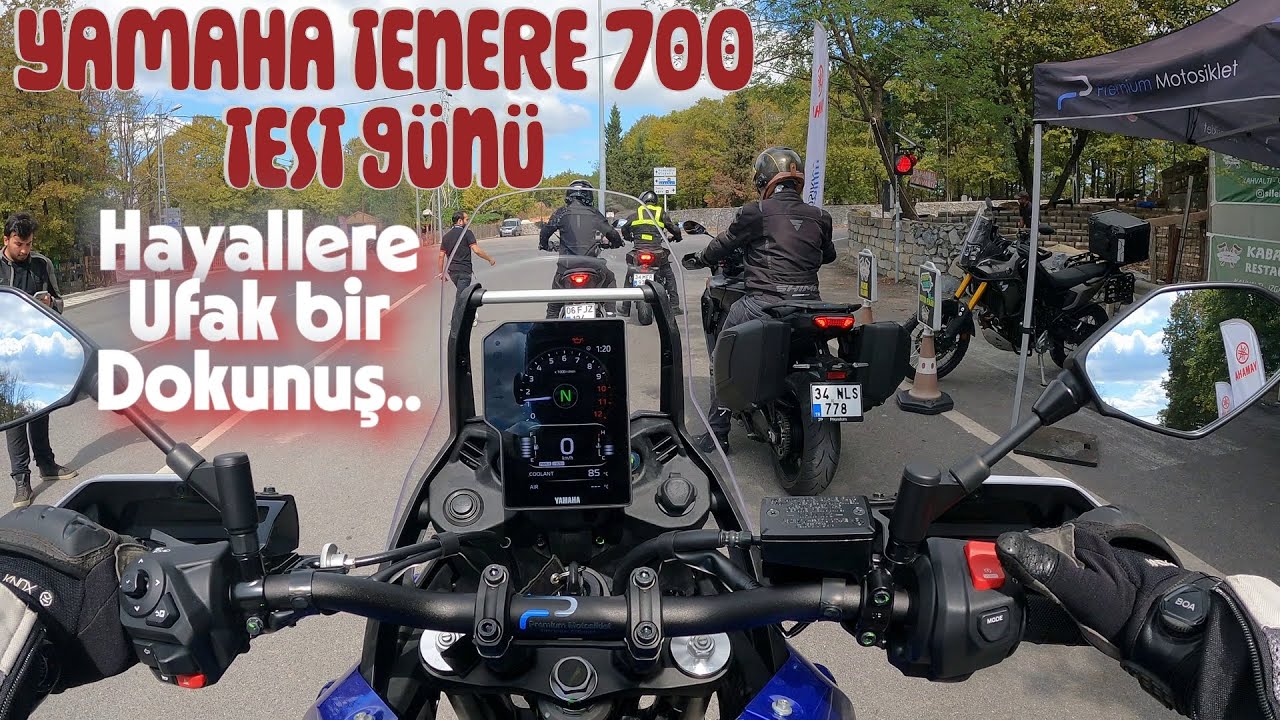 Yamaha test sürüşüne geldim - Tenere günü! - Hayallere ufak bir dokunuş..
