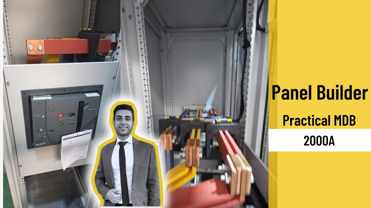 كورس panel builder | تصميم لوحات الكهرباء | فيديو عملي MDB 2000A