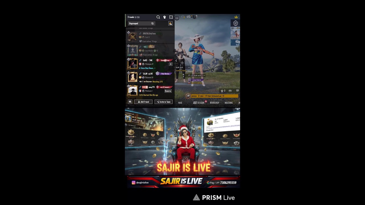 SAJIR IS LIVE's Live broadcast