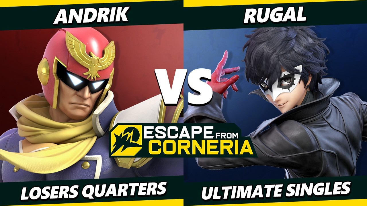 Побег из Корнерии, ТОП-8 - Андрик (Капитан Сокол) против Ругала (Джокер), Smash Ultimate - SSBU