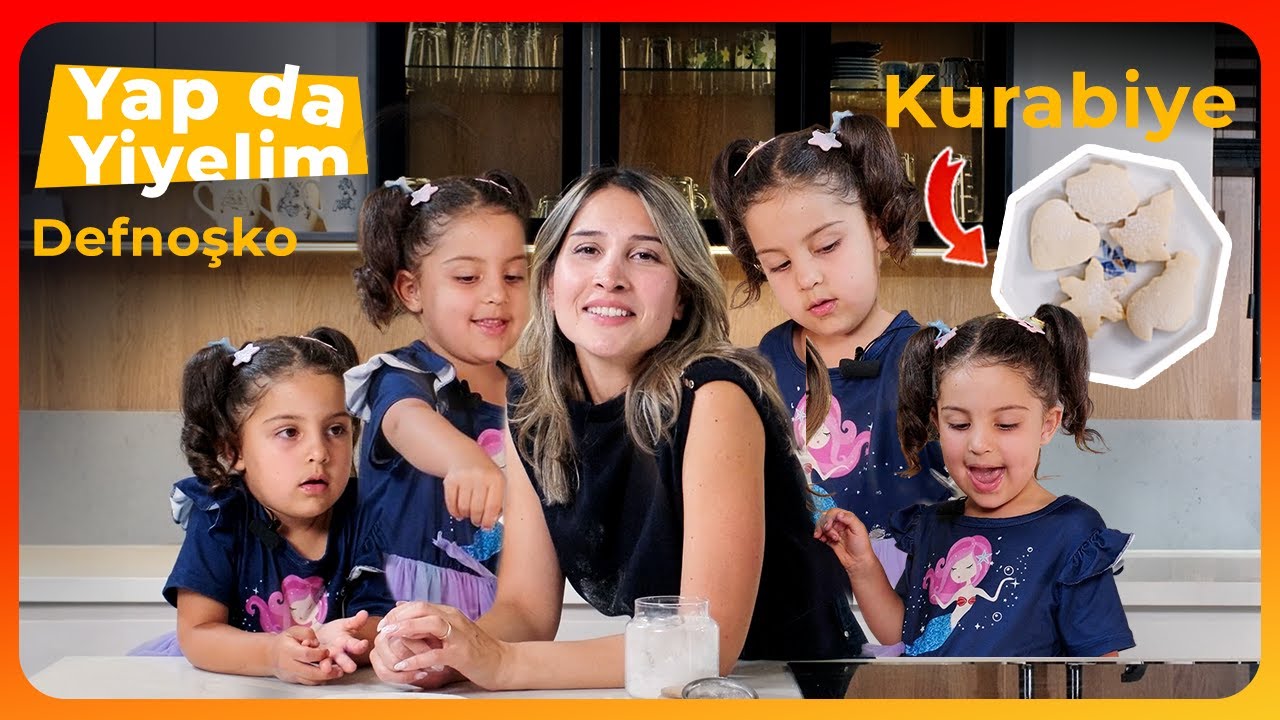 Defnoşko ile Kıyır Kıyır Kurabiyeler | Anne-Kız Mutfak Etkinliği ✨ | Kurabiye Nasıl Yapılır? 🍪