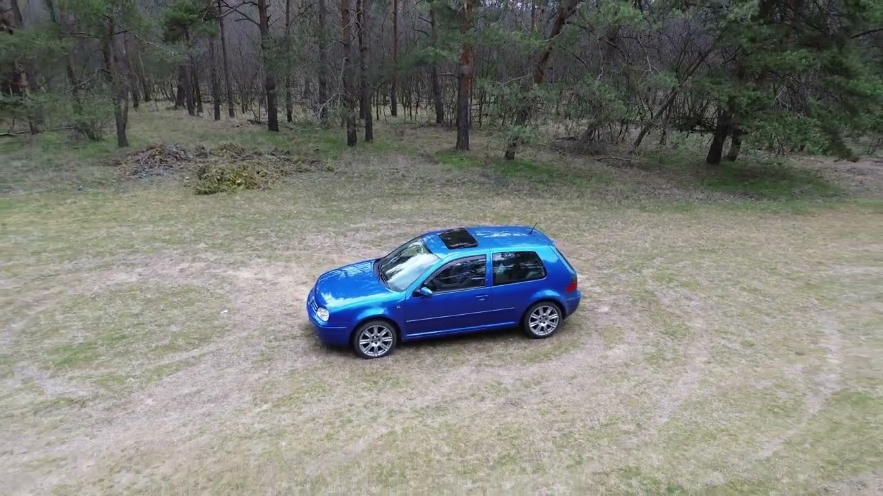 Volkswagen Golf 4 cinematic video (DJI mini 3) 