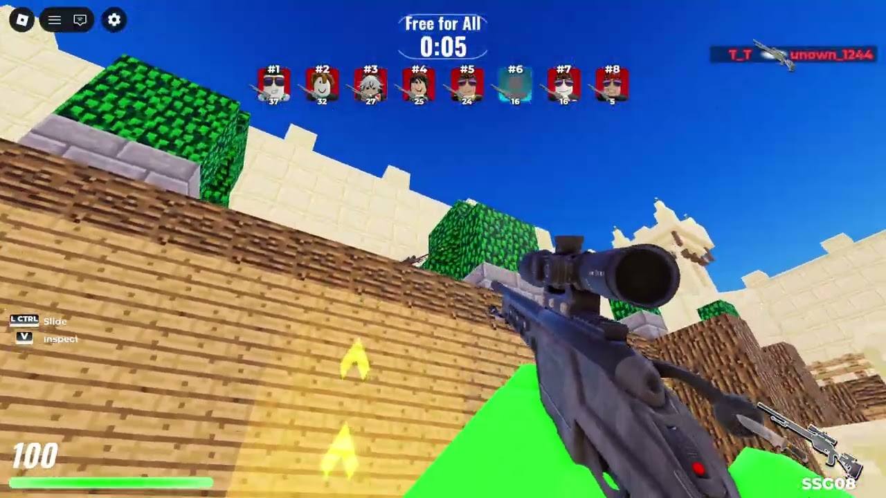 ME AND MY FRIEND PLAYING SNIPER FIGHT ARENA