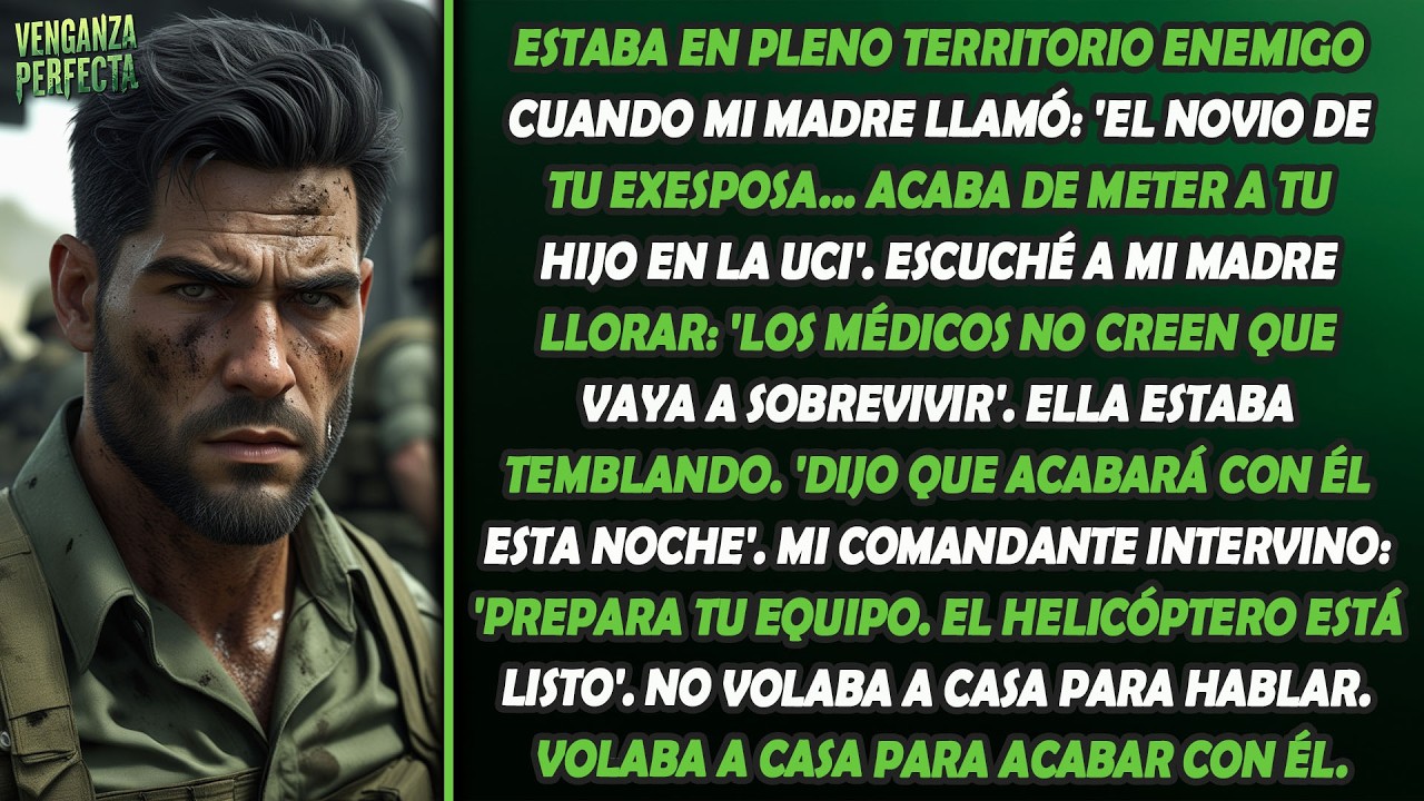 El novio de mi ex puso a mi hijo en la UCI... así que mi comandante reservó un helicóptero