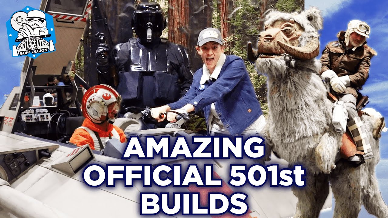 Incredible Star Wars Builds From The 501st Sydney!