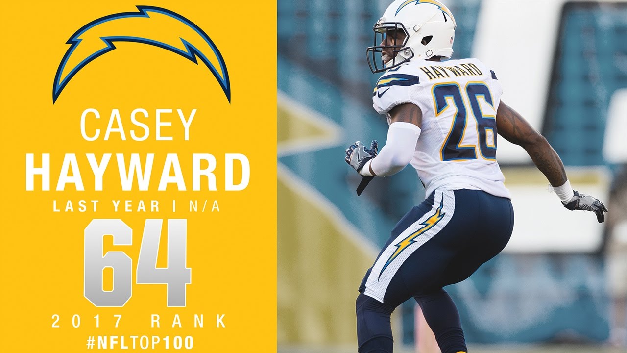 #64: Casey Hayward (CB, Chargers) | Top 100 Players of 2017 | NFL