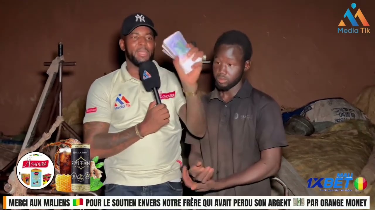 Incroyable générosité des Maliens : Idriss Martinez collecte et remet 1 million au jeune arnaqué...