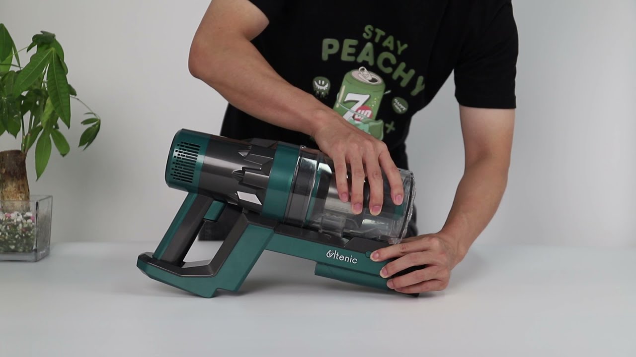 How To Install Dust Container For Ultenic U11 Vacuum Cleaner
