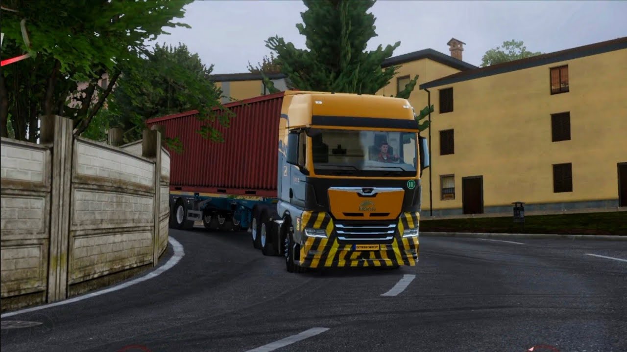 Man TGX Exploring Milano city - Toe3 Super Smooth gameplay