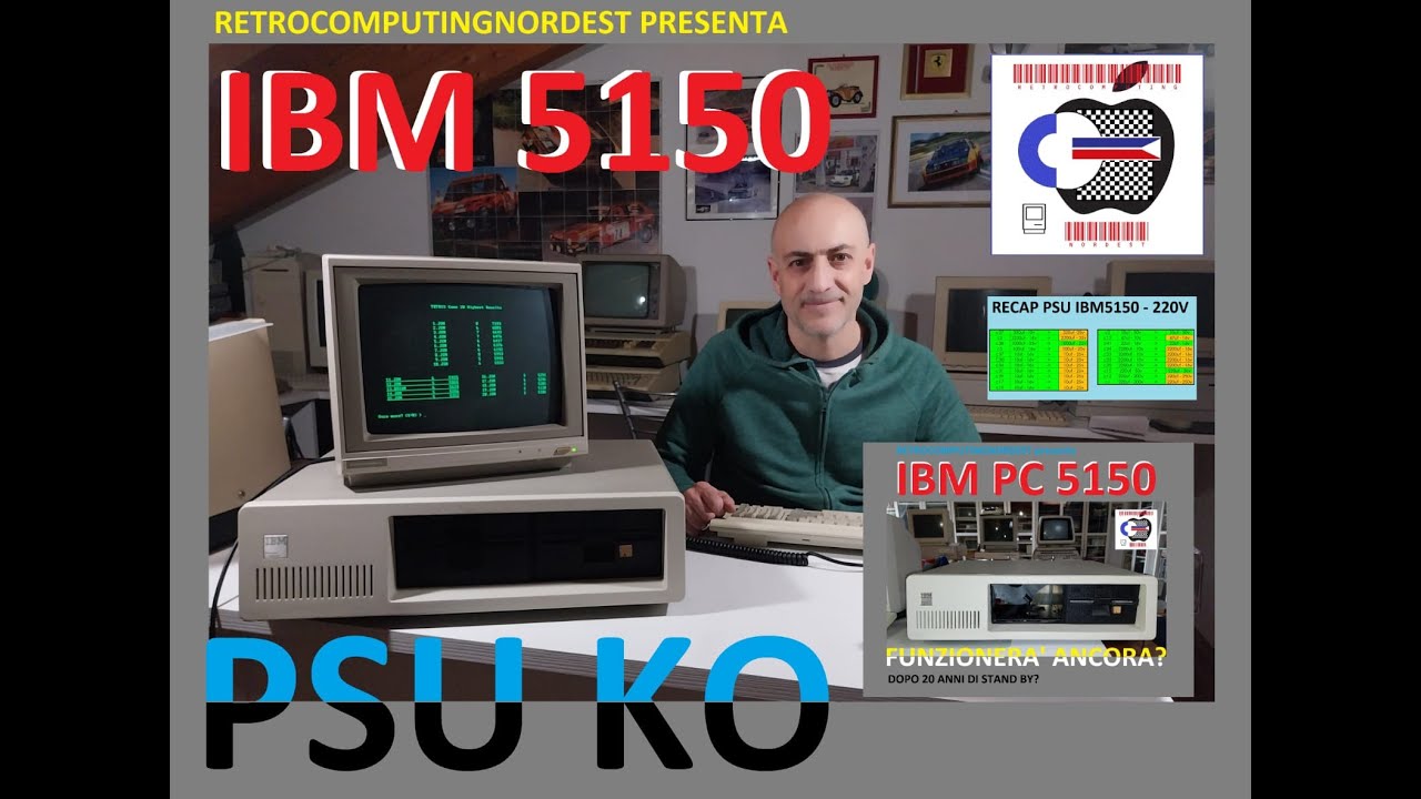 IBM PC 5150 KO : Riusciremo a ripararlo? Mmm #ibmpc #ibmxt #ibm5150 #ibmpsu #ibm5155 #powersupply