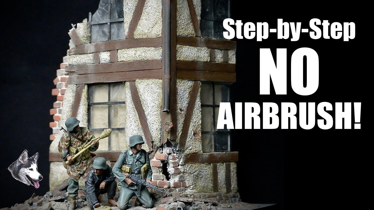 Scale Modeling Without an Airbrush: WWII Diorama!