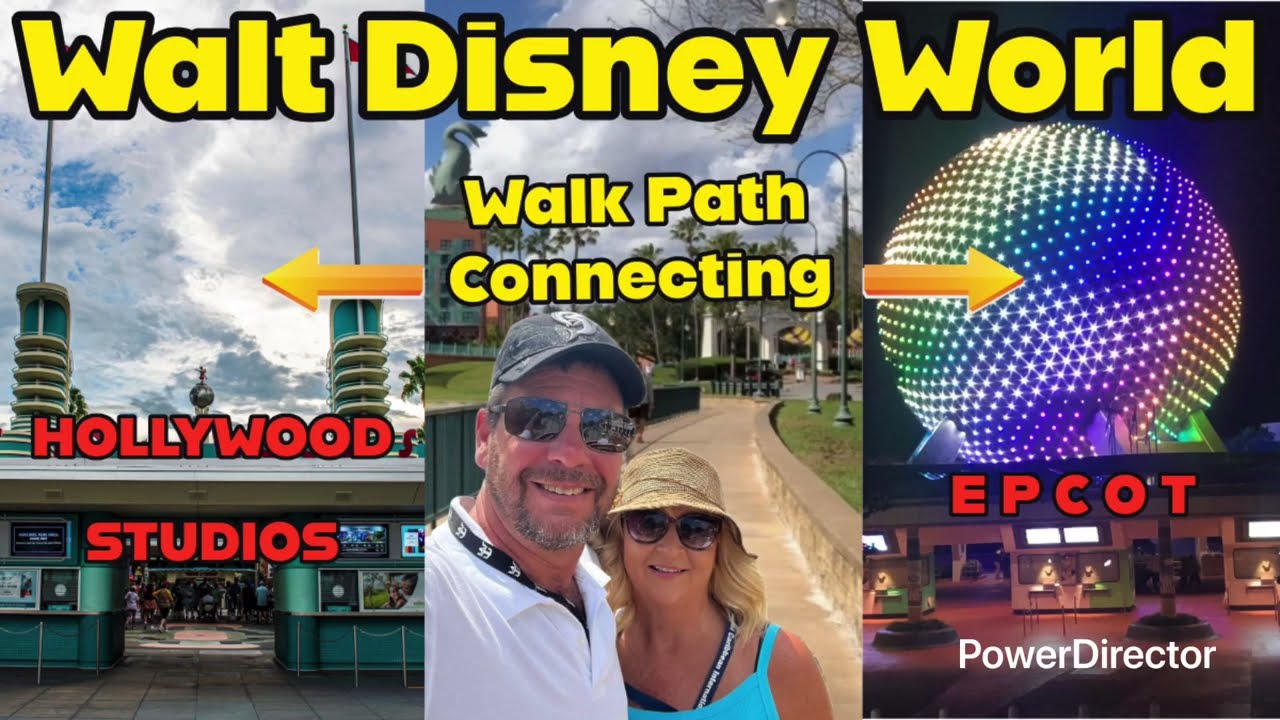 Walk-path from Hollywood Studios to Epcot’s International Gateway 