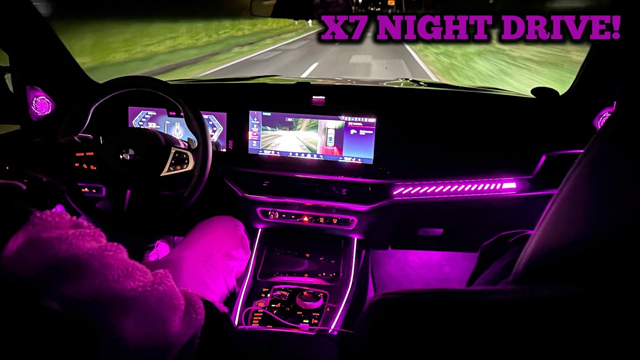 2025 BMW X7 M60i Night Drive Review! 170.000€ Spaceship!