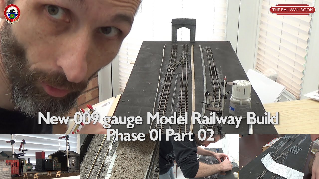 Новая модель железной дороги колеи 009 — этап 01, часть 02 | The Railway Room