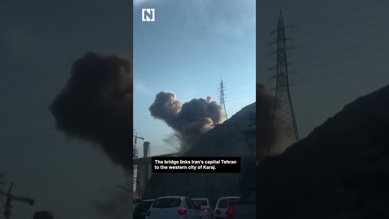 Iran bridge collapses after US-Israeli strike