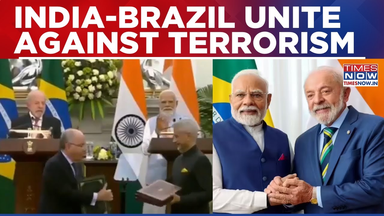 India PM Modi, Brazil Prez Lula Unite Against Terrorism; Send Strong Message To Terrorists