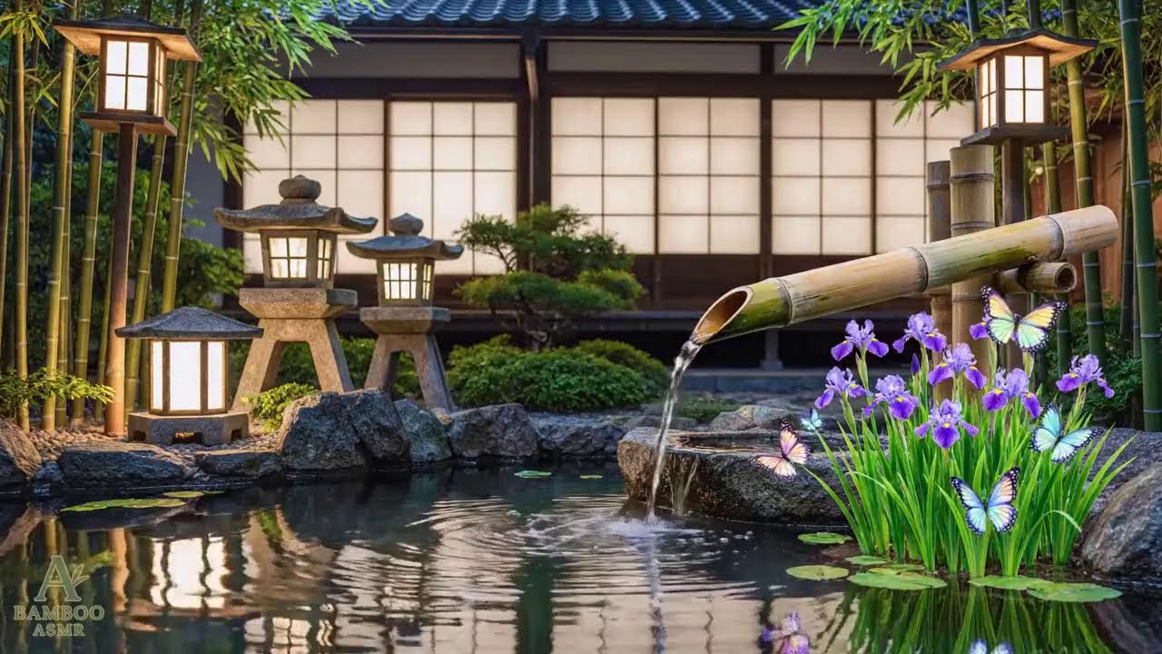 Achieve Peaceful Sleep and Reduce Stress with Gentle Bamboo Water ASMR
