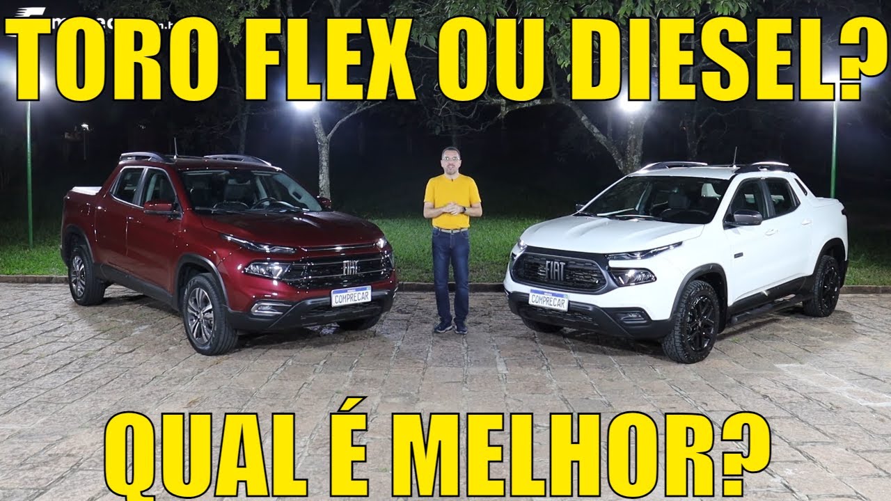 Fiat Toro 1.3 Turbo Flex ou Fiat Toro 2.0 Turbo Diesel - O que muda ?