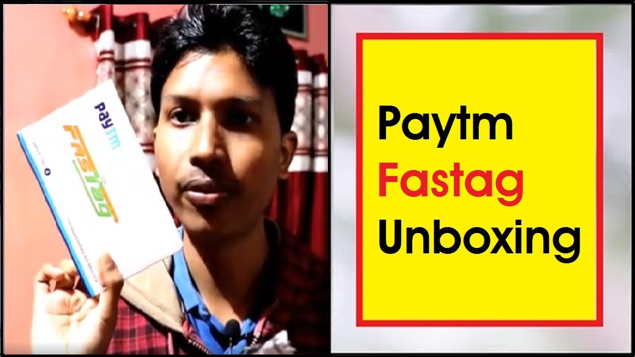 Paytm Fastag Unboxing