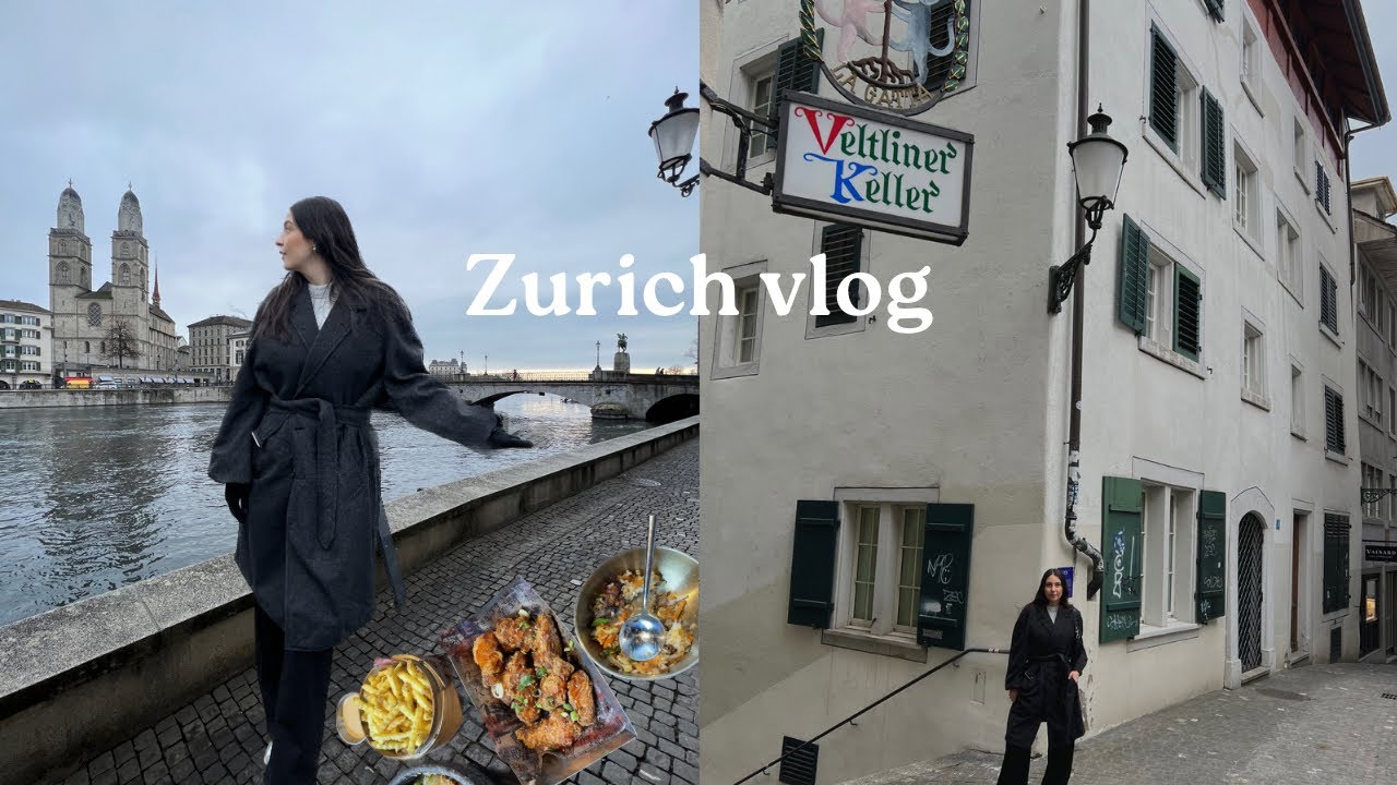 Zürich vlog 🇨🇭| explorando Zürich y un final inesperado 😵‍💫