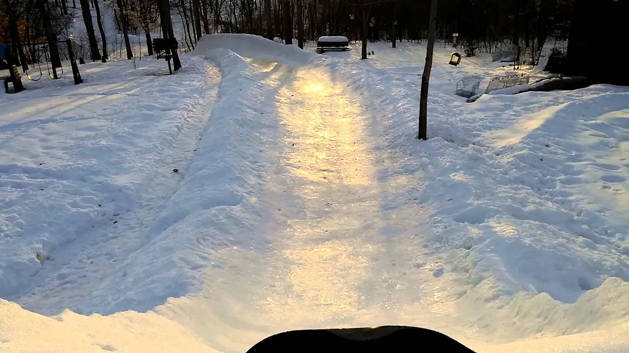 Monster Homemade Sled Riding Hill! 40+ Hours of Shoveling by Hand!