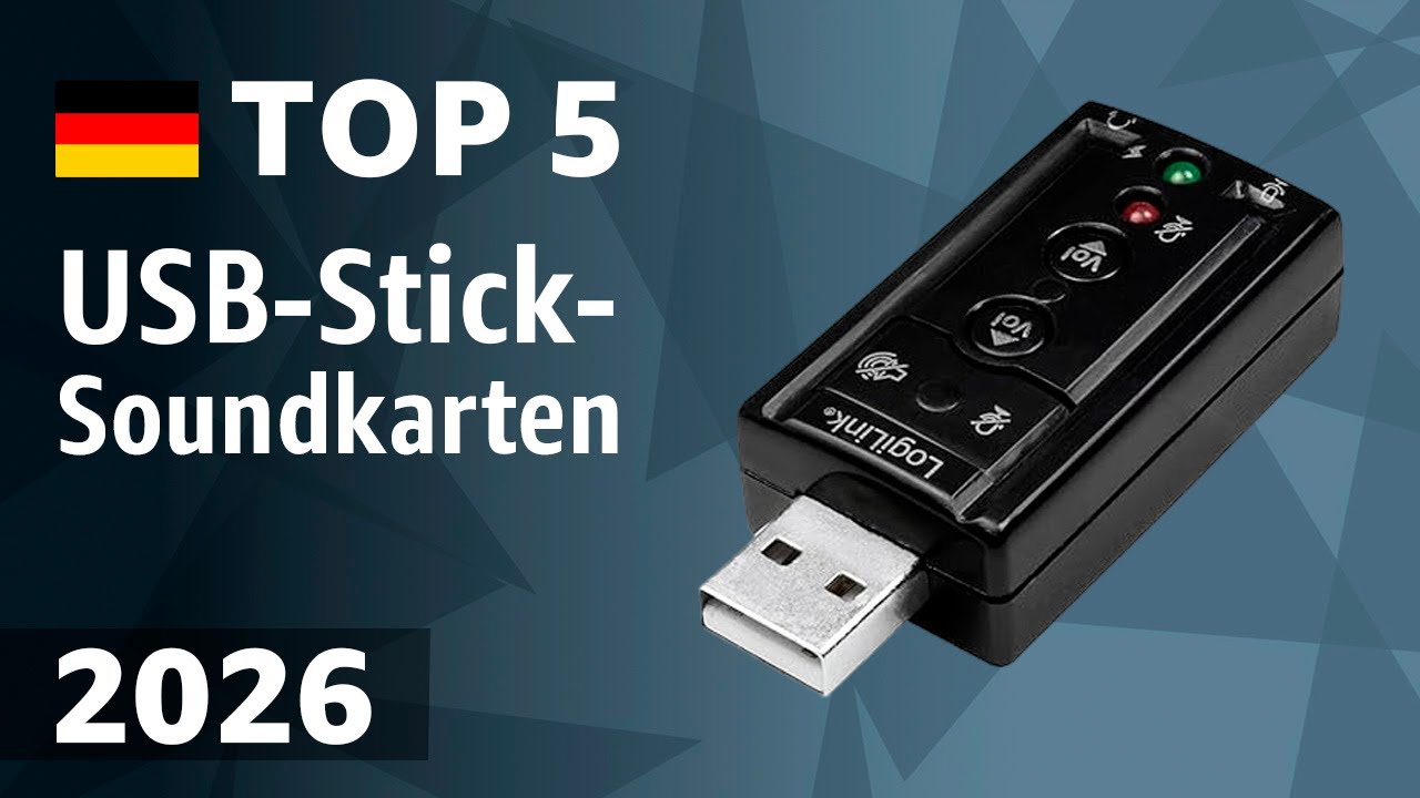 TOP—5. Beste USB-Stick-Soundkarten. Test & Vergleich 2026