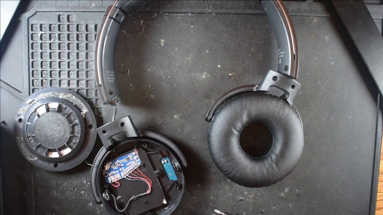Sony MDR-XB650BT Headphones Tear Down and Repair/Replacement