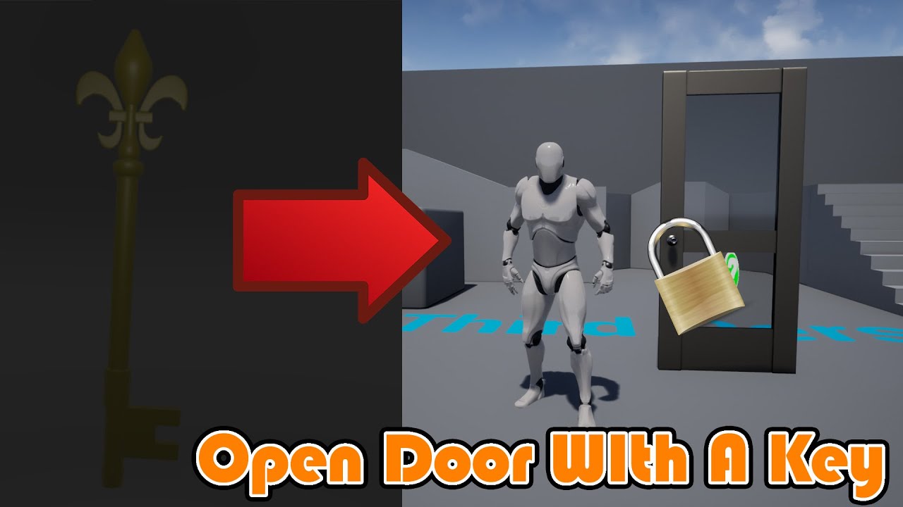 How To Open A Door Using A Key (Locked Door) - Unreal Engine 4 Tutorial