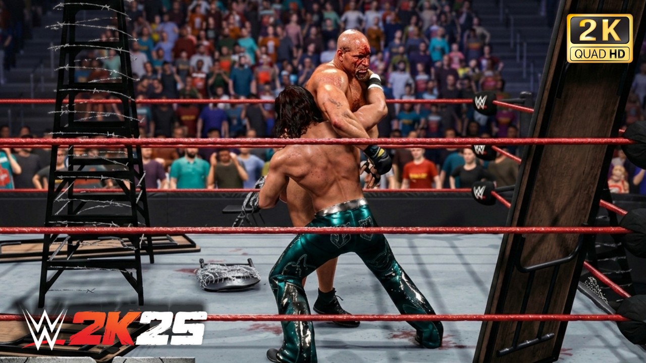 I Bet You Have Never Seen Such Stylish Moves Ever Before | John Morrison Vs Goldberg 😈 | WWE 2K25 PC